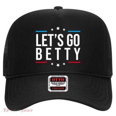 Lets Go Betty High Crown Mesh Back Trucker Hat