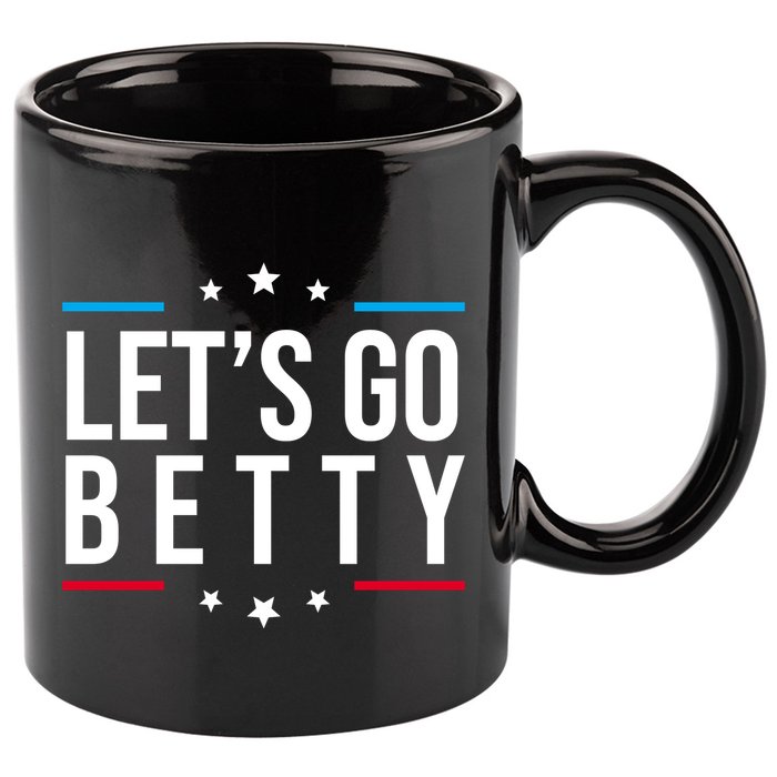 Lets Go Betty 11oz C Handle Ceramic Mug