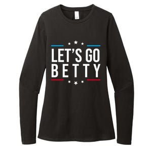 Lets Go Betty Womens CVC Long Sleeve Shirt