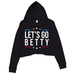 Lets Go Betty Crop Fleece Hoodie