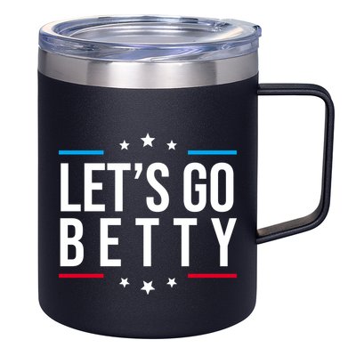 Lets Go Betty 12oz Stainless Steel Coffee Mug