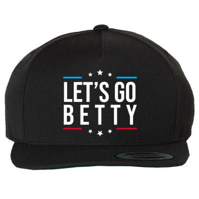 Lets Go Betty Wool Snapback Cap