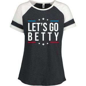 Lets Go Betty Enza Ladies Jersey Colorblock Tee