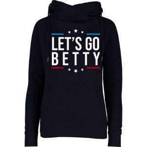 Lets Go Betty Womens Funnel Neck Pullover Hood