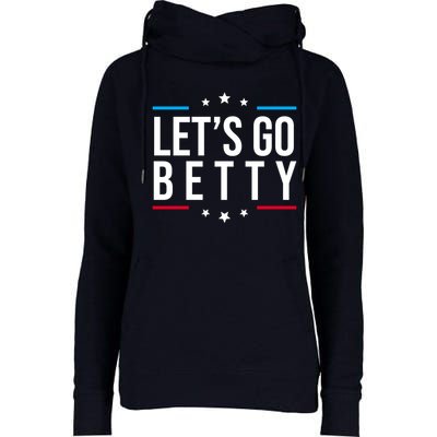 Lets Go Betty Womens Funnel Neck Pullover Hood
