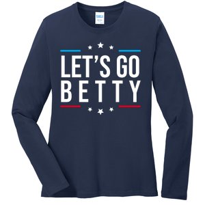 Lets Go Betty Ladies Long Sleeve Shirt