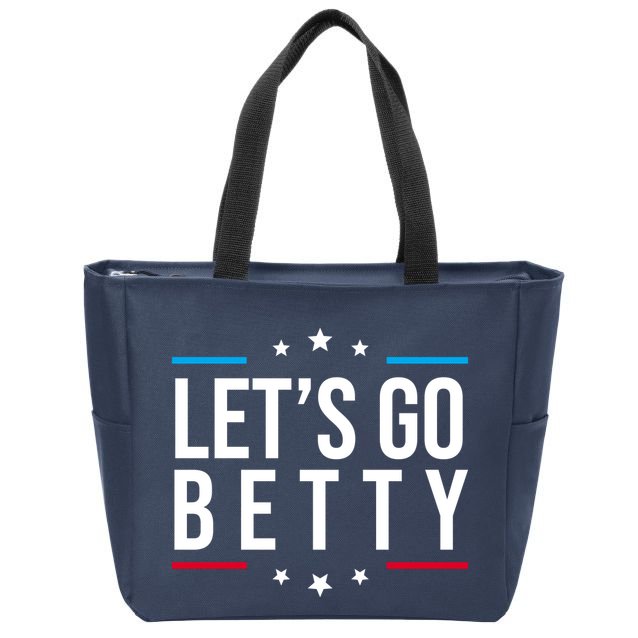 Lets Go Betty Zip Tote Bag