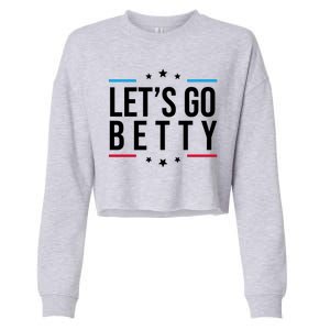 Lets Go Betty Cropped Pullover Crew