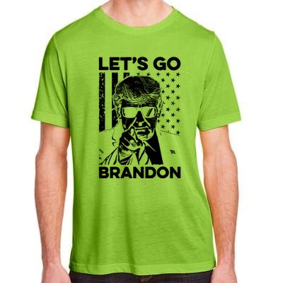 LetS Go Brandon Pro Trump 2024 Flag Anti Joe Biden Funny Gift Adult ChromaSoft Performance T-Shirt