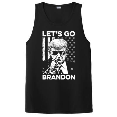 LetS Go Brandon Pro Trump 2024 Flag Anti Joe Biden Funny Gift PosiCharge Competitor Tank