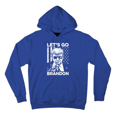 LetS Go Brandon Pro Trump 2024 Flag Anti Joe Biden Funny Gift Hoodie