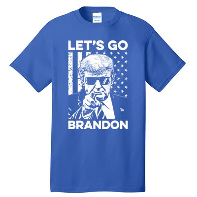 LetS Go Brandon Pro Trump 2024 Flag Anti Joe Biden Funny Gift Tall T-Shirt