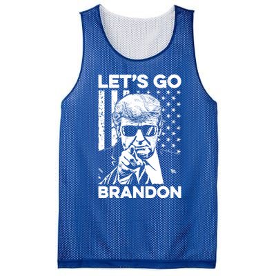 LetS Go Brandon Pro Trump 2024 Flag Anti Joe Biden Funny Gift Mesh Reversible Basketball Jersey Tank