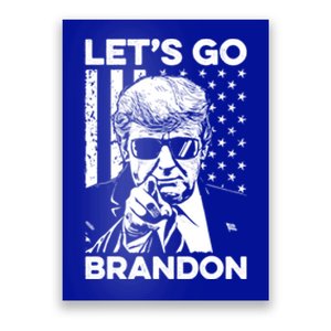 LetS Go Brandon Pro Trump 2024 Flag Anti Joe Biden Funny Gift Poster