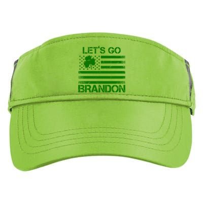 Let's Go Brandon USA St Patrick's Day Adult Drive Performance Visor