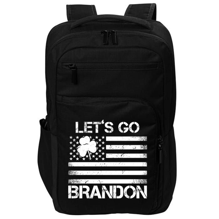 Let's Go Brandon USA St Patrick's Day Impact Tech Backpack