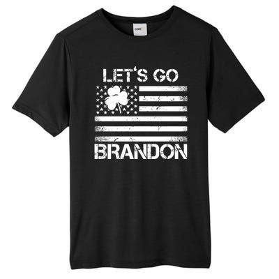 Let's Go Brandon USA St Patrick's Day Tall Fusion ChromaSoft Performance T-Shirt