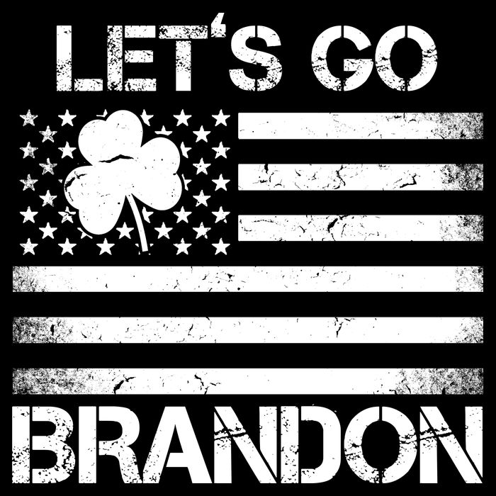 Let's Go Brandon USA St Patrick's Day Drawstring Bag