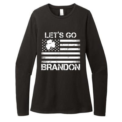 Let's Go Brandon USA St Patrick's Day Womens CVC Long Sleeve Shirt