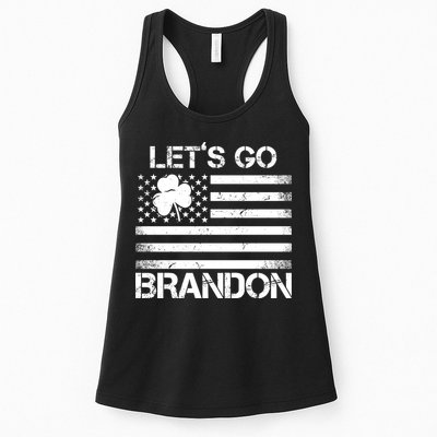 Let's Go Brandon USA St Patrick's Day Womens Tank Top