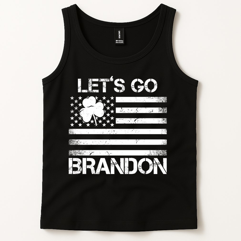 Let's Go Brandon USA St Patrick's Day Tank Top