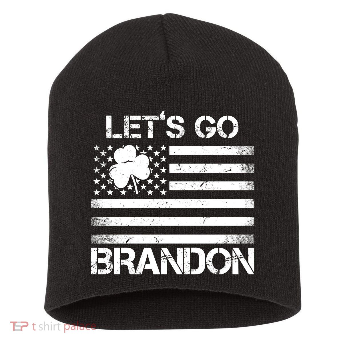 Let's Go Brandon USA St Patrick's Day Short Acrylic Beanie