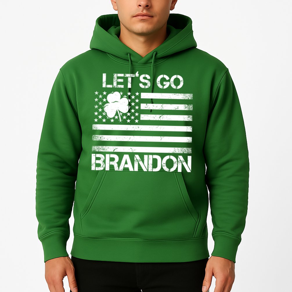 Let's Go Brandon USA St Patrick's Day Hoodie