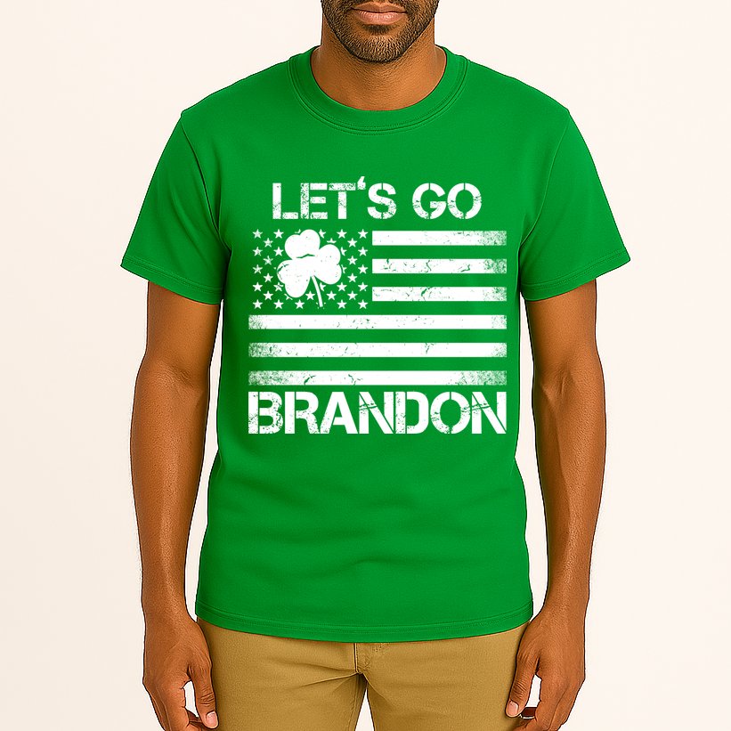 Let's Go Brandon USA St Patrick's Day Tall T-Shirt