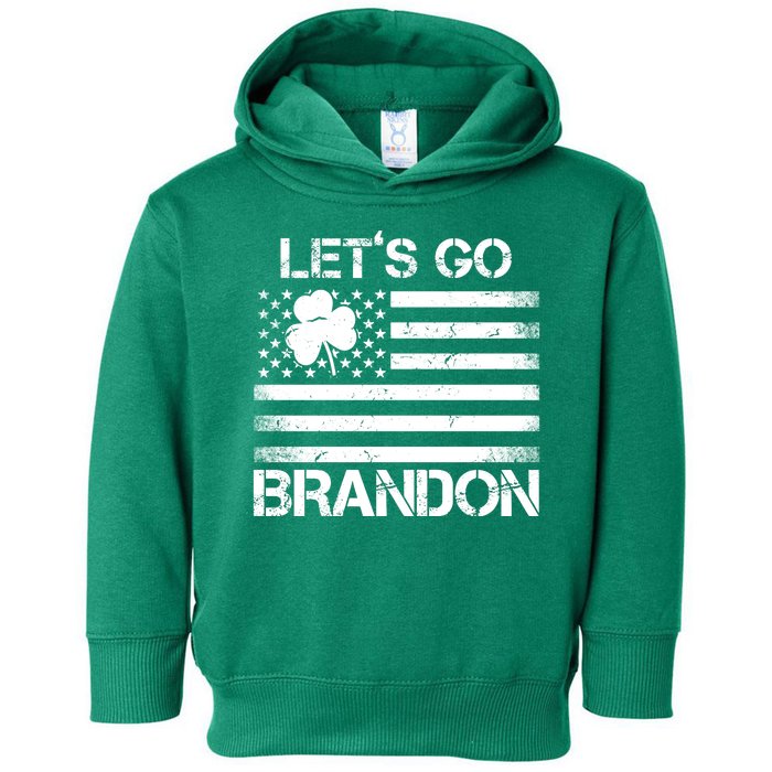 Let's Go Brandon USA St Patrick's Day Toddler Hoodie