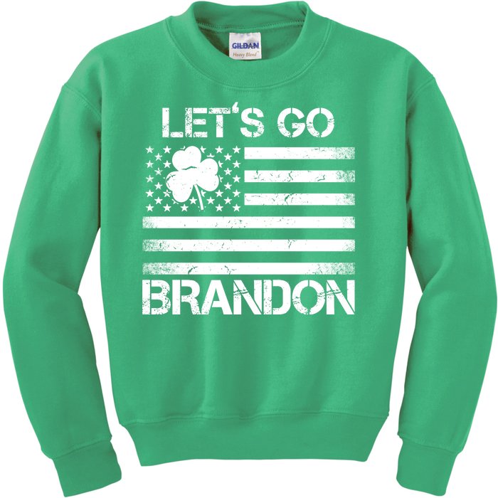 Let's Go Brandon USA St Patrick's Day Kids Sweatshirt