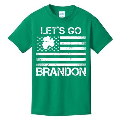 Let's Go Brandon USA St Patrick's Day Kids T-Shirt