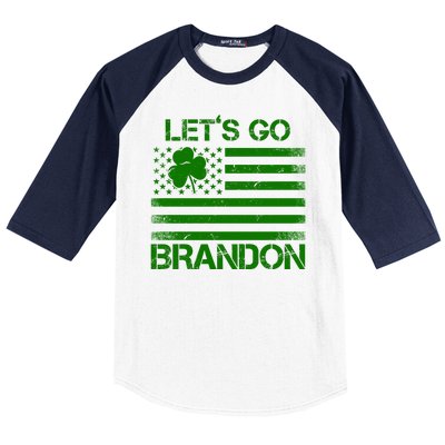 Let's Go Brandon USA St Patrick's Day Baseball Sleeve Shirt