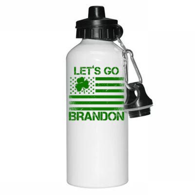 Let's Go Brandon USA St Patrick's Day Aluminum Water Bottle