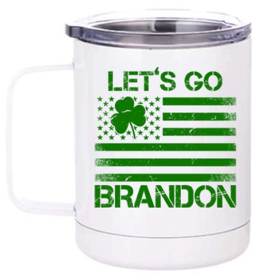 Let's Go Brandon USA St Patrick's Day 12 oz Stainless Steel Tumbler Cup