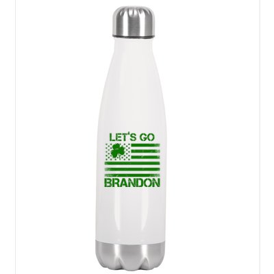 Let's Go Brandon USA St Patrick's Day Stainless Steel Insulated Water Bottle