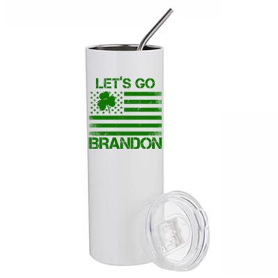 Let's Go Brandon USA St Patrick's Day Stainless Steel Tumbler