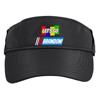 Let's Go Brandon Racing Biden Chant Spoof Logo Adult Drive Performance Visor