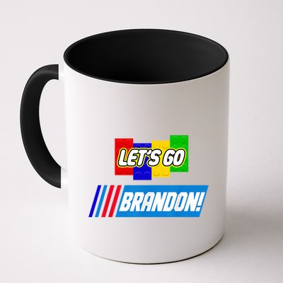 Let's Go Brandon Racing Biden Chant Spoof Logo Mug