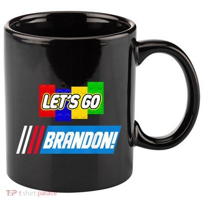 Let's Go Brandon Racing Biden Chant Spoof Logo 11oz C Handle Ceramic Mug