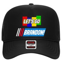 Let's Go Brandon Racing Biden Chant Spoof Logo Trucker Hat