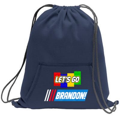 Let's Go Brandon Racing Biden Chant Spoof Logo Sweatshirt Cinch Pack Bag