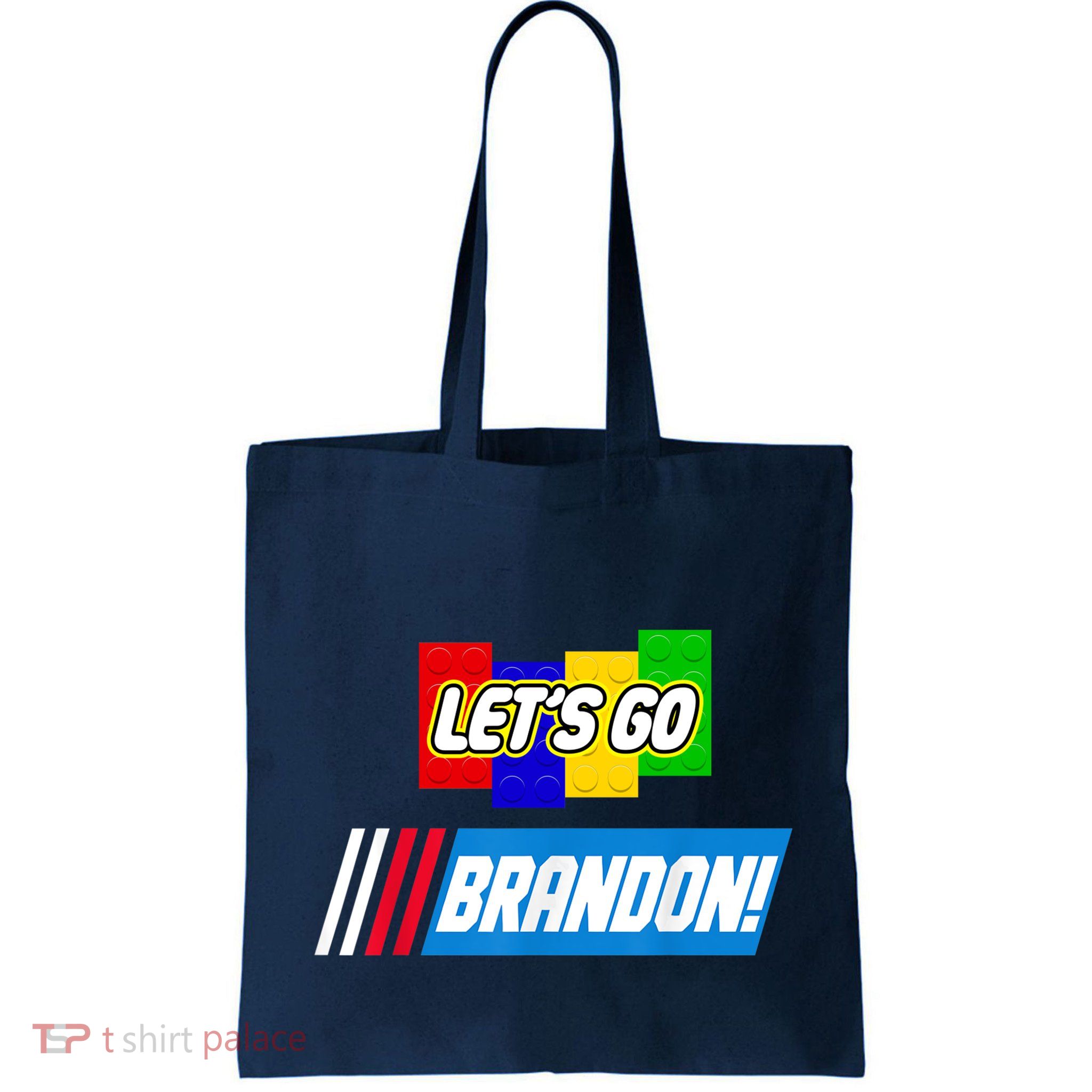 Let's Go Brandon Racing Biden Chant Spoof Logo Bag