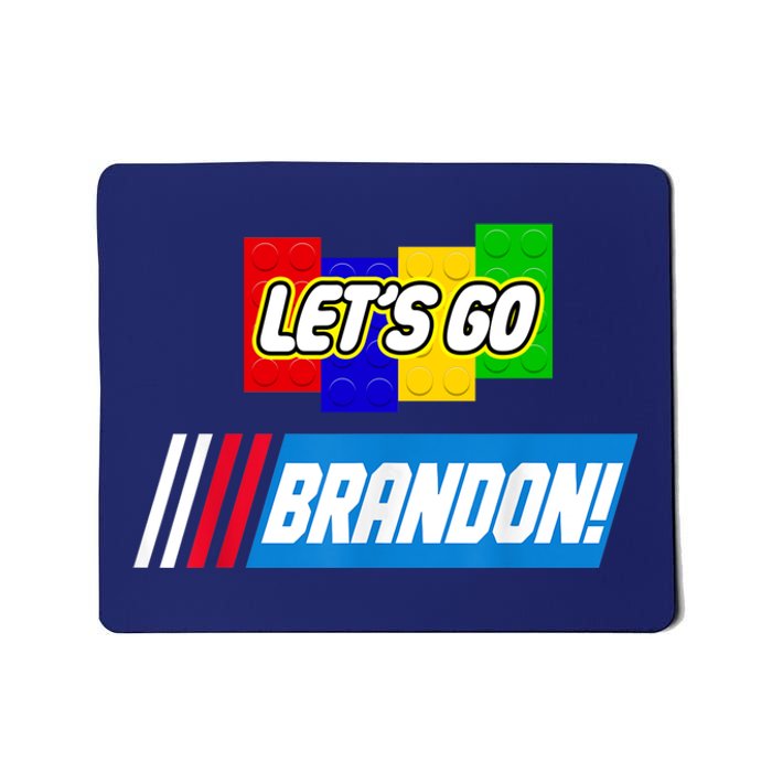 Let's Go Brandon Racing Biden Chant Spoof Logo Mousepad