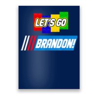 Let's Go Brandon Racing Biden Chant Spoof Logo Poster