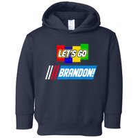 Let's Go Brandon Racing Biden Chant Spoof Logo Toddler Hoodie