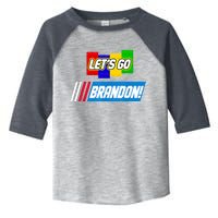 Let's Go Brandon Racing Biden Chant Spoof Logo Toddler Fine Jersey T-Shirt