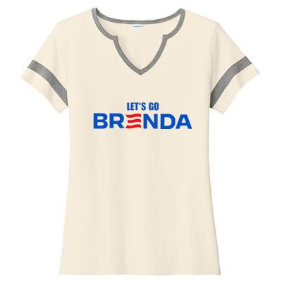 LetS Go Brenda Kamala 2024 Ladies Halftime Notch Neck Tee