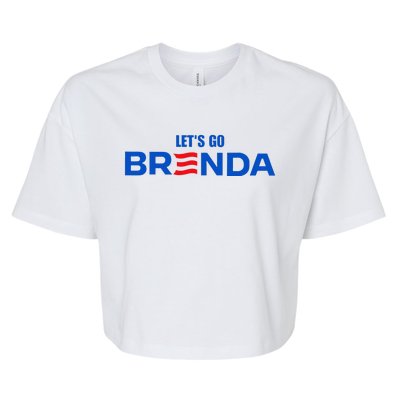 LetS Go Brenda Kamala 2024 Bella+Canvas Jersey Crop Tee