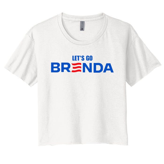 LetS Go Brenda Kamala 2024 Women's Crop Top Tee