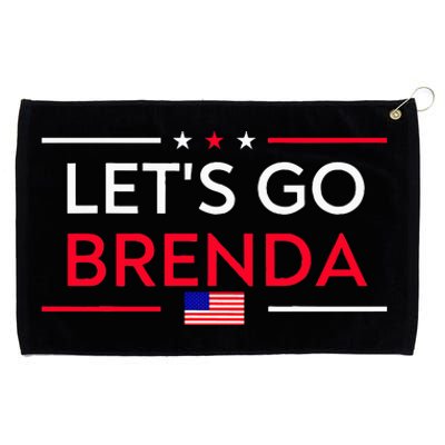 LetS Go Brenda Us Flag Funny Trendy Grommeted Golf Towel